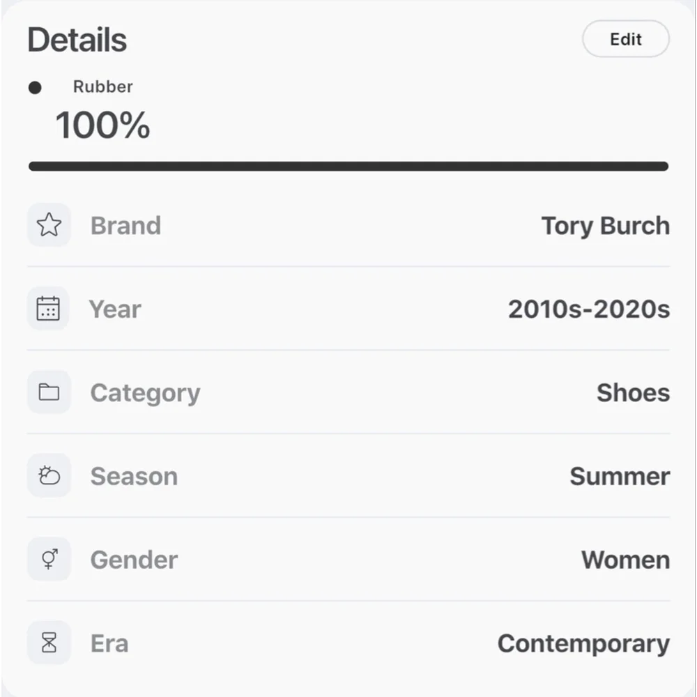 Women's Tory Burch Orange Beige Printed Thin Flip Flop Sandals - Picture 5 of 5